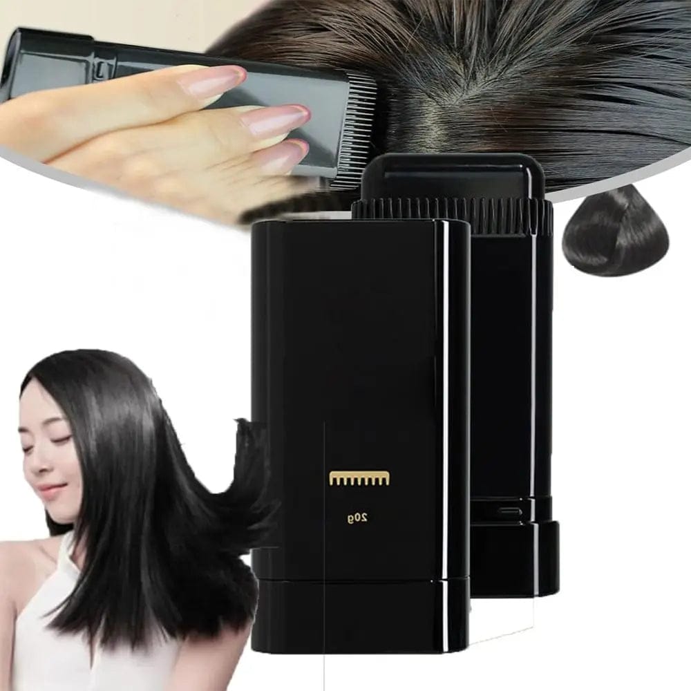 𝐁𝐥𝐚𝐜𝐤 𝐇𝐚𝐢𝐫 𝐑𝐨𝐨𝐭 𝐓𝐨𝐮𝐜𝐡-𝐔𝐩 𝐂𝐨𝐦𝐛