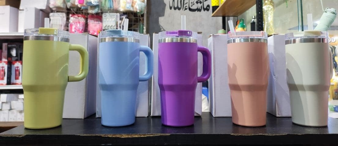 Mini Stainless Steel Tumbler 20oz – Double Wall Travel Mug(Color Random)