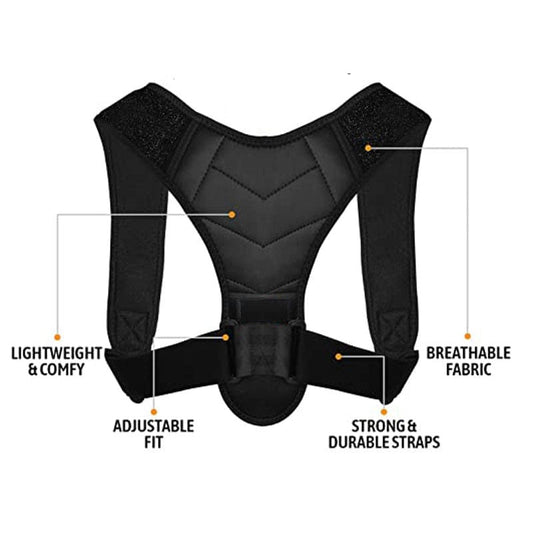 Adjustable Posture Corrector Belt – Back & Shoulder Support